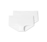 Schiesser 2pack Shorts Intimo, Bianco, 44 Donna