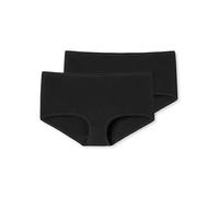 Schiesser 2pack Shorts Intimo, Nero, 44 Donna