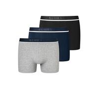Schiesser 3 Pack Shorts Boxer, Multicolore 4, XXL (Pacco da 3) Uomo