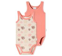 Schiesser Unisex Baby 2 Pack Wickelbody ohne Arm mit Knöpfen-100% Organic Bio Baumwolle-Größe 56 bis 104 Set di Biancheria Intima per Neonati e Bambini, Assortiti 4_181000, 6 Mesi Bimba