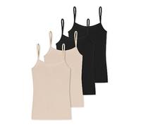 Schiesser 4 spaghetti da donna Modal Essentials, multicolore, 42