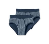Schiesser 5 Pack Boxershorts Bio Baumwolle Multipack-95/5 Organic Mutande da Uomo, Indaco_172691, 10 (Pacco da 5)