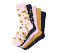 Schiesser 5 Pack Kindersocken Calzini, Assortiti, 31/34 Bambina