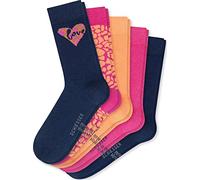 Schiesser 5 Pack Kindersocken Calzini, Assortiti, 39-42 Bambina