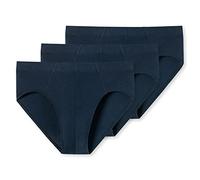 Schiesser 95/5 Bio Confezione da 3 Slip Supermini, Blu Scuro, 9 Uomo