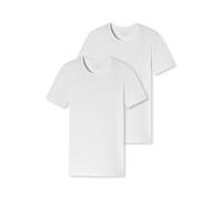 Schiesser 95/5, Canottiera Intima in Cotone Organico, Girocollo, Bianco_174997, M Uomo