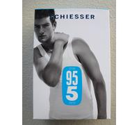 Schiesser 95/5 Canottiera Uomo Maglietta Tg. 4 5 6 7 8 9 10 12 Biancheria Nuovo