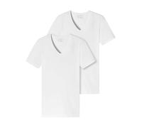 Schiesser 95/5 Organic Cotton Canottiera con Scollo a V Intimo, Weiss_173982, XXL Uomo