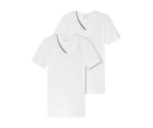 Schiesser 95/5 Organic Cotton Canottiera con Scollo A V Intimo Uomo