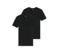 Schiesser 95/5 Organic Cotton Unterhemd Rundhals Intimo, Nero_174997, L Uomo