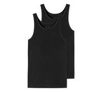 Schiesser 95/5 Organic Cotton Unterhemd schmale Träger Intimo, Nero_176038, M Uomo