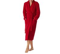Schiesser Accappatoio con Collo Sciallato - Spugna, Rosso_178410, M Donna