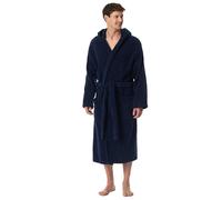 SCHIESSER Accappatoio Da Uomo Con Cappuccio - "Essentials", In Pile, Cotone