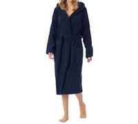 Schiesser Accappatoio, 120 cm, Blu (Blau (815-navy), S Donna