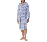 Schiesser Accappatoio con Cappuccio in Spugna, Lunghezza 110 cm, Cotone Fantasia, Grigio 181535, M Donna