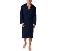 Schiesser Accappatoio Fine Interlock, Blu Scuro, XL Uomo