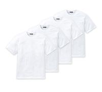 Schiesser Americano Uomo T-Shirt 4er Pacco - 1/2 Braccio,Canottiera,Girocollo