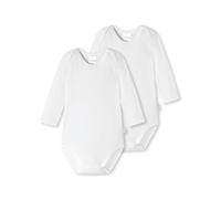 Schiesser Baby 0/0 Arm Bodies 2 Pack Set di Biancheria Intima per Neonati e Bambini, Bianco (White100), 12 Mesi Unisex-Bimbi