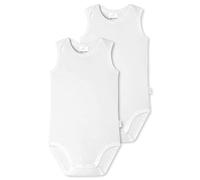 Schiesser Baby 0/0 Arm Bodies 2 Pack Set di Biancheria per Bambino e Neonato, Bianco, 58 Unisex-Bimbi