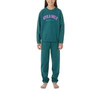Schiesser Bambina Pigiama Set Pigiama Lungo con Polsini Taglia 98 a 176
