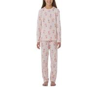 Schiesser Bambina Set Pigiama Lungo Senza Polsini 100% Cotone - Taglia 98 a 176