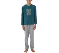Schiesser Bambino Set Pigiama Lungo Senza Polsini 100% Cotone - Taglia 98 a 176
