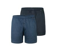 SCHIESSER Boxer 'Basic' blu scuro / nero Uomo SCHIESSER XXXL blu scuro / nero