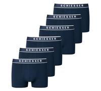 SCHIESSER Boxer blu scuro / bianco Uomo SCHIESSER XXL