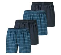 SCHIESSER Boxer blu scuro / nero Uomo SCHIESSER M