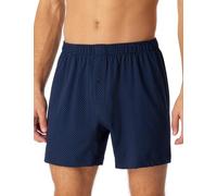 Schiesser Boxer da Uomo da Uomo, Morbido e Confortevole, Senza Elastico in Vita, Cotone Biologico, Cotone Casual, Blu Scuro_180506, S