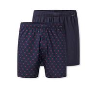 Schiesser Herren 2 Pack Boxershorts Baumwolle Jersey Weich Multipack-Jerseyboxer Boxer a Pantaloncino, Assortiti 13_182427, 4 Uomo