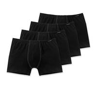 Schiesser Boxer da uomo (confezione da 2), 4 x nero, M