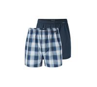 SCHIESSER Boxer da uomo confezione da 2 assortiti 3 blu | S