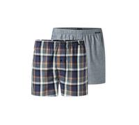 SCHIESSER Boxer da uomo confezione da 2 assortiti 4 blu | XL