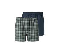 SCHIESSER Boxer da uomo, confezione da 2, assortiti 5 blu | XL