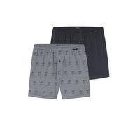 SCHIESSER Boxer da uomo, confezione da 2, assortiti 7 blu | S