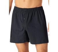 Schiesser Boxer da Uomo da Uomo, Morbido e Confortevole, Senza Elastico in Vita, Cotone Biologico, Cotone Casual, Nero_180506, 6/ L