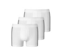 Schiesser Boxer da Uomo in Cotone Organico, Elasticizzati, con Fascia Morbida Pantaloncino, Bianco_173816, M