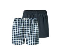 SCHIESSER Boxer marino / bianco Uomo SCHIESSER 4XL