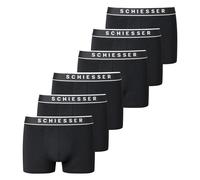 SCHIESSER Boxer nero / bianco Uomo - Abbigliamento - Intimo - Mutande - Boxer attillati SCHIESSER XL