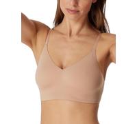 Schiesser Bustier da Donna Senza Cuciture Spalline Sottili con Cuscinetti Rimovibili - Invisible Soft, Maple_179821, 46