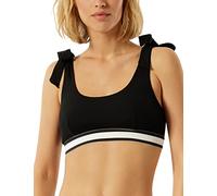 Schiesser Bustier Top Parte Superiore del Bikini, Nero, S Donna