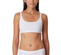 Schiesser Bustino in Cotone Organico - Pure Rib, Bianco_179880, 50 Donna