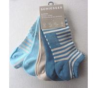Schiesser Calze Sneakers Donna Bluebird 5 Paia 35-38, 39-42 Multicolore