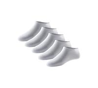 Schiesser Herren 5 Pack Sneaker Socken Füßlinge Sportsocken-Stay Fresh Calzini, Weiß, 39/42 Uomo