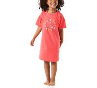Schiesser Camicia da Notte - 100% Cotone Biologico - Taglia da 92 a 152, Rosso_181045, 140 cm Bambine e Ragazze