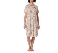Schiesser Camicia da Notte a Maniche Corte in Cotone Modal Sleepshirt Bigshirt - Nightwear, Multicolor 3_181260, 46 Donna