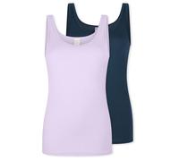 Schiesser Canotta intima da donna in modal Essentials, confezione da 2 canottiere con bretelle, morbida ed elastica, 2 canottiere assortite, 46