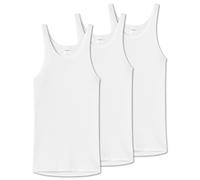 Schiesser Canottiera 3er Pacco - Originale Costina Doppia, Giacca Sportiva,