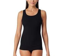 Schiesser Canottiera Intima da Donna Organic Cotton-Pure Rib, Nero_179886, 48